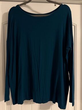 Piko 1988 Teal Relaxed Long-Sleeve Tee